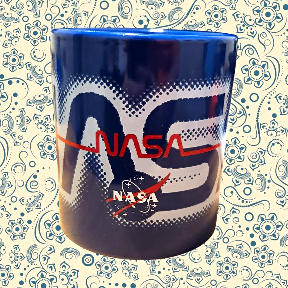 NASA Blue Coffee Mug w/ Large NASA Logo - Astronauts & Space Travel Theme